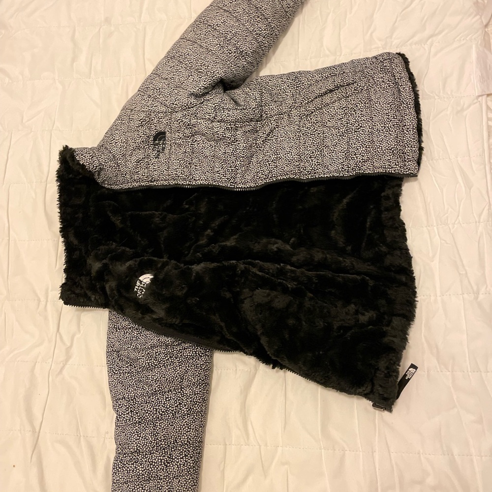 Girls North Face Jacket(Reversible)